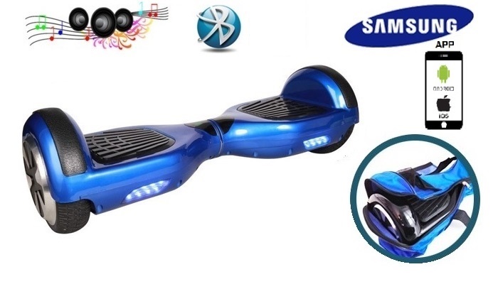 Мини-сигвей Smart Balance Wheel 6,5 синий корпус как море